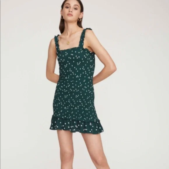 slim fit dress slacks Pau Midi Dress Green main image 1